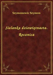 : Sielanka dziewiętnasta. Rocznica - ebook