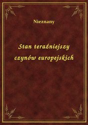 : Stan teraźniejszy czynów europejskich - ebook